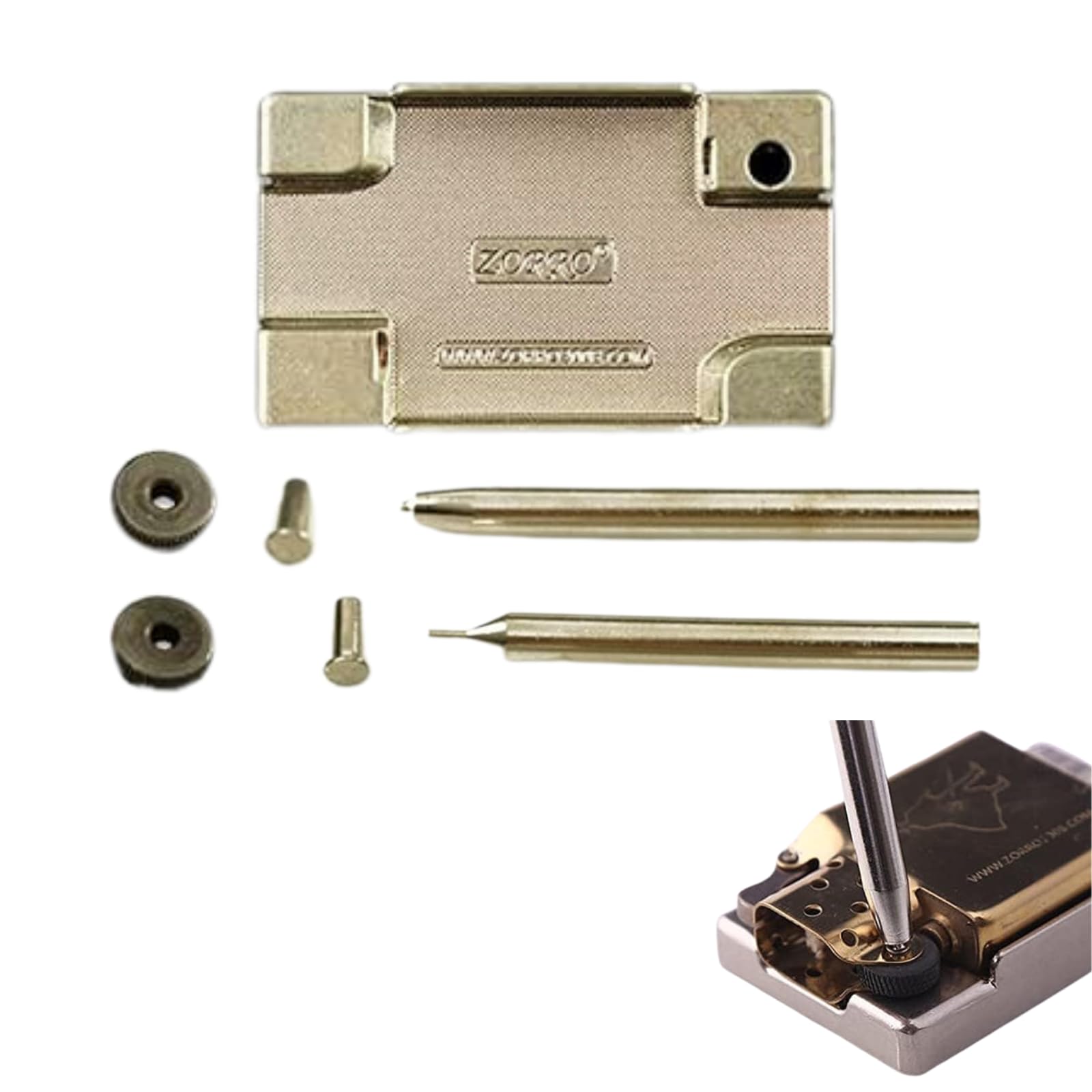 Amazon.co.jp: HAPPY SUGAR ジッポ zippo フリントホイール 修理キット